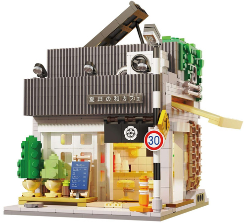 Cada C66007W Stavební kostky Summer Breeze Coffee Shop LED 1116 dílků