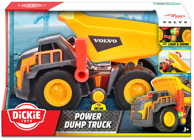 Dickie 372-5004 Volvo Construction sklápěč světlo a zvuk