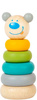 Dřevěná věž Medvídek Puzzle Pyramida Montessori Small Foot