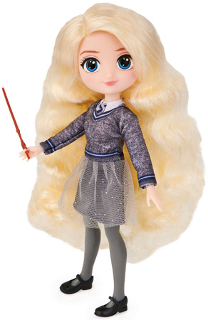 Figurka panenky Harryho Pottera s hůlkou Luna Lovegood 20 cm
