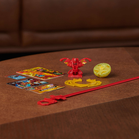 Bakugan Speciální útok Figurka Dragonoida s rotujícím prstenem + karty Spin Master