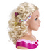 Velká hlava Hair Styling Doll Kadeřník Princezna Coralia Princezna Coralie + make-up paleta pro děti