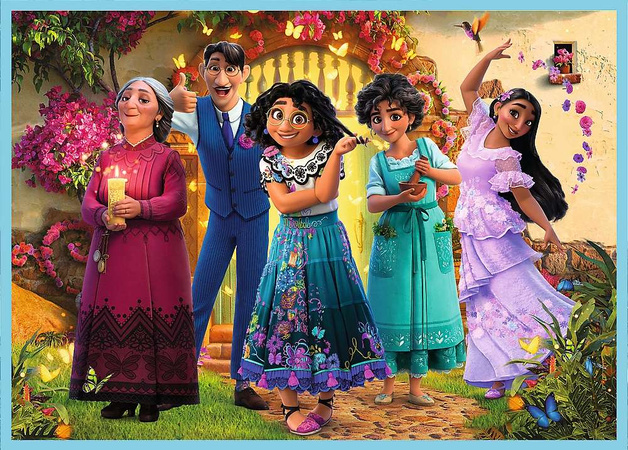 Puzzle 4v1 Naše kouzelné Encanto 207 dílků