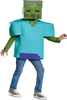 Minecraft Halloween kostým, Zombie karneval kostým 109-126 cm (4-6 let)