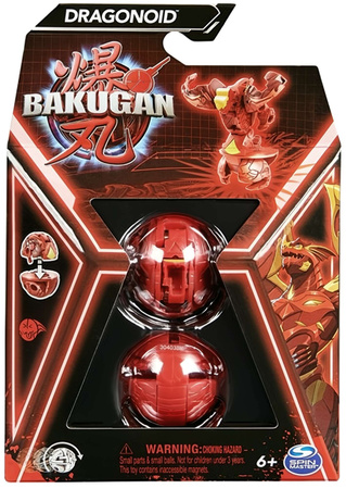 Bakugan Dragonoid Red transformující se bojová figurka + karty