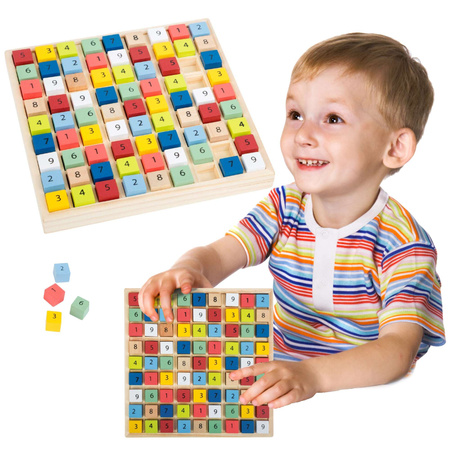Small Foot Malé dřevěné kostky Sudoku