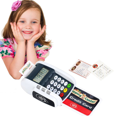 Platební terminál pro děti Účtenky z karet Prodejna hraček Klein Sound