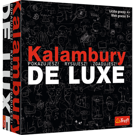De Luxe Trefl slovní hříčky Ukaž, vylosuj, uhodni Hra na společnost