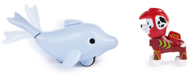 Tlapková patrola Sada figurek Marshall a delfín Aqua Pups