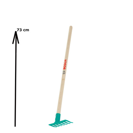 Hrábě Bosch s dřevěnou násadou pro děti Klein 2718