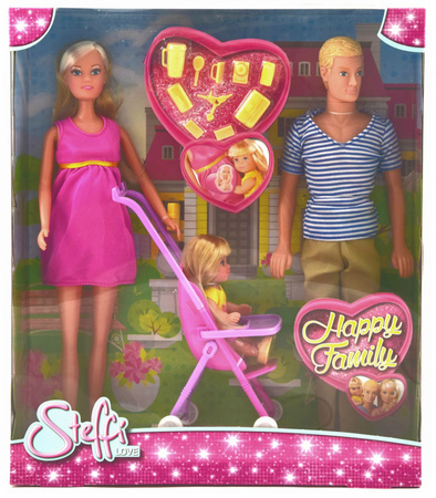 Panenka Simba Steffi těhotná šťastná rodina Kevin Evi