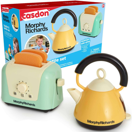 Žlutá sada konvice a toustovače pro děti funkční Morphy Richards Casdon