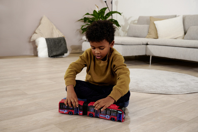 Volvo kloubový autobus 40 cm Vozidlo červená Veřejná doprava