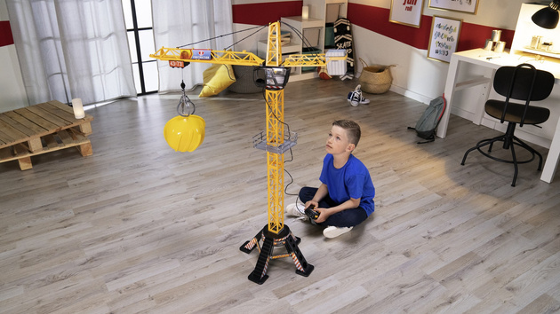 Mega Crane Lůďa Jeřáb se zvukovým dálkovým ovládáním 120 cm + dálkové ovládání