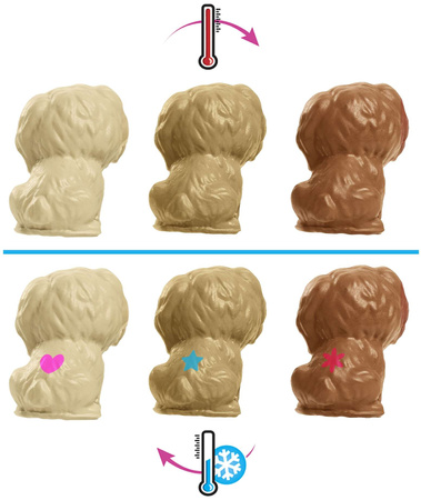 Barbie zrození psa - sada panenky a zvířátek