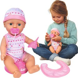 Funkční sada čůrající panenky pro novorozence New Born Baby 30 cm
