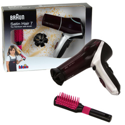 Fén na vlasy Braun s kartáčem pro děti 3+ Klein