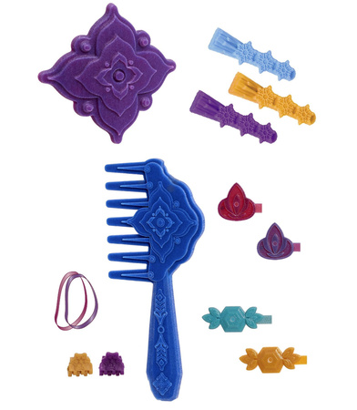 Disney princezna česání a styling hlavy panenky Anna Ledové království +příslušenství