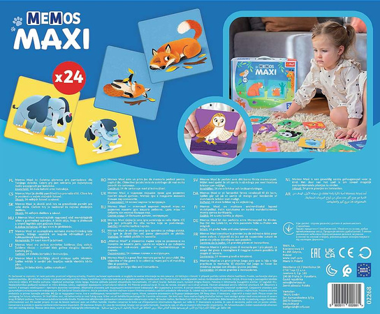 Paměťová hra Memos Maxi Animals and their children