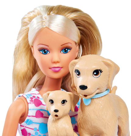 Panenka Steffi na procházce se psy + příslušenství