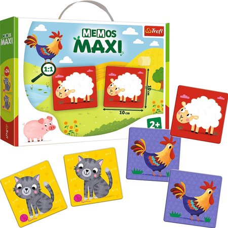 Paměťová hra Memos Maxi Animals on the Farm