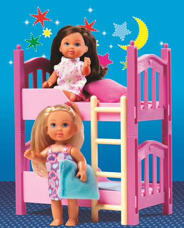 Evi Love Sada 2 panenek a patrové postele + příslušenství