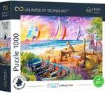 Puzzle 1000 Pohled na plachetnice Unlimited Fit Technology