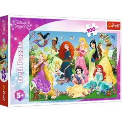 Puzzle okouzlující princezny 100 dílků