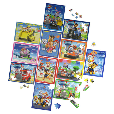 Puzzle Tlapková patrola 12v1 12 puzzle set