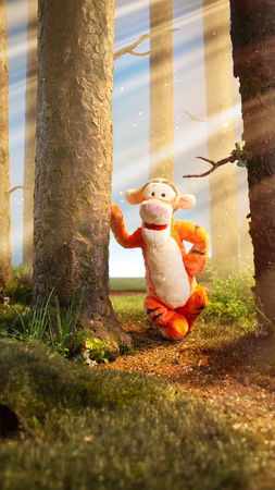 Medvídek Pú Disney Maskotka Tigger 35 cm