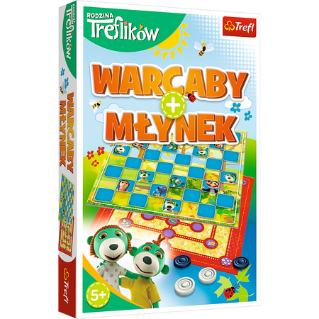 Hra Treflíci Checkers + Grinder game set 01920 Trefl 