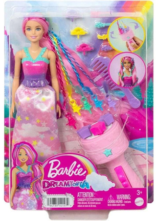 Barbie Dreamtopia Princezna Twisted zdůrazňuje + příslušenství