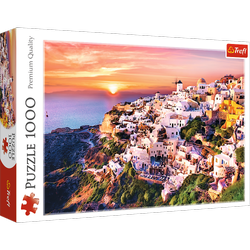 Puzzle Západ slunce Santorini 1000 prvků