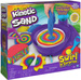 Plastová stavebnice Kinetic Sand Barevný kinetický písek 907g Míchací stroj Swirl n' Surprise + příslušenství