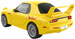 CaDA stavební cihly žlutá Mazda RX-7 FD3S Initial D auto 66 kusů 1:35