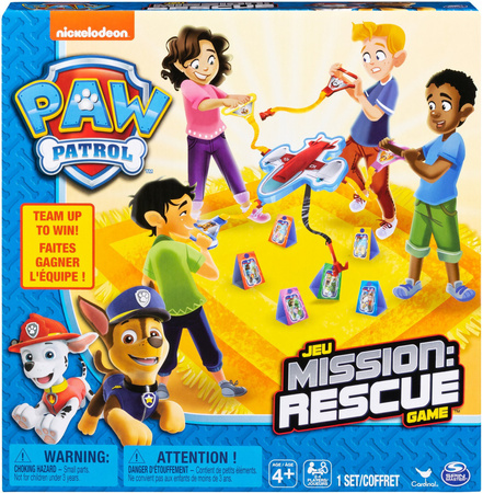 Tlapková patrola Záchranná mise společenská výzva arkádová hra Mission Rescue Spin Master