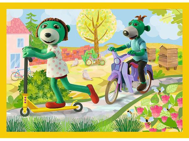 Trefl Puzzle 4v1 Společná zábava Treflíků