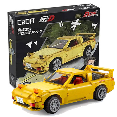 Cada mazda RX-7 manga Initial-D C61023W stavebnice + Power System pro dálkové ovládání vozidla