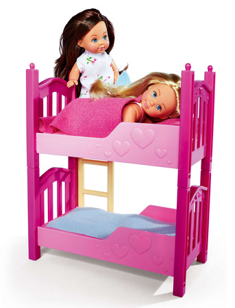 Evi Love Sada 2 panenek a patrové postele + příslušenství