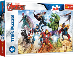Puzzle Avengers připraveni zachránit svět 160 prvků Trefl 15368