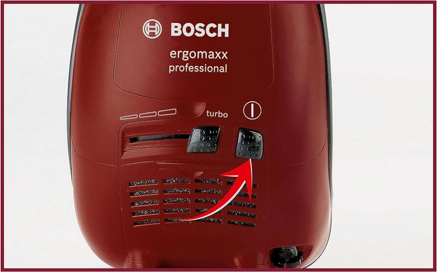 KLEIN Dětský vysavač BOSCH červený bordó