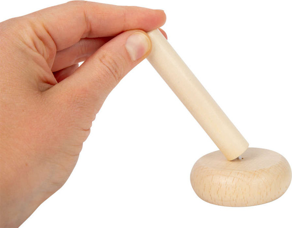 Dřevěná věž Medvídek Puzzle Pyramida Montessori Small Foot