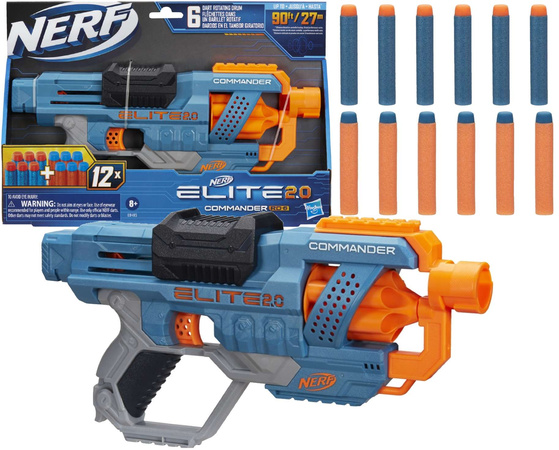 Odpalovací sada Nerf Elite 2.0 Commander RD-6 + šípy