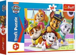 Puzzle Tlapková patrola Vždy včas 30 dílků