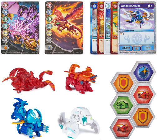 Bakugan Legends Battle Collection Pack Cycloid + 5 figurek a karet