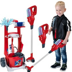 Úklidový vozík se stojícím vysavačem Vileda pro děti Klein