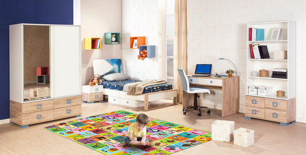 Humbi Piankowa dwustronna mata edukacyjna Szachownica 3w1 Polski Alfabet Cyfry Obrazki Kontrastowe czarno-biała 150 x 180 x 1 cm