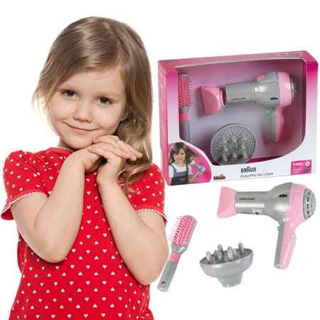 Fén Braun s difuzérem a kartáčem pro děti Klein