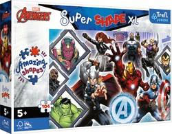 Puzzle 104 dílků Super Shapes XL Oblíbení Avengers
