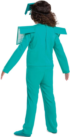 Kostým Minecraft, karnevalový kostým diamantové brnění 127-136 cm (7-8 let)